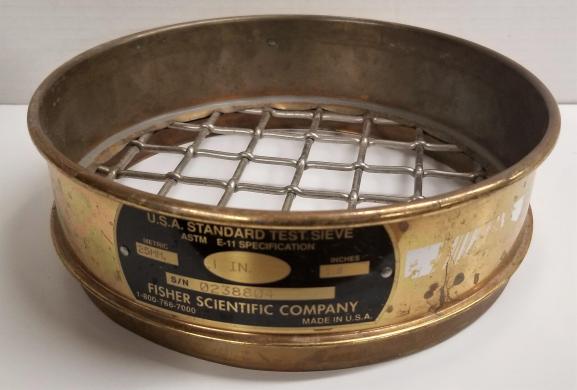 USA Standard 8" Diameter Brass-Stainless Steel Sieve Kit with 9 Mesh Sizes-cover