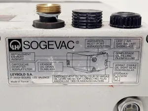 Leybold SOGEVAC SV25 B Rotary Vane Vacuum Pump with Gas Ballast, 6 of 12