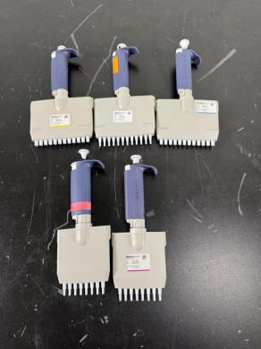 Rainin Pipet Lite Multichannel Pipettes Set of 5 for Precise Liquid Handling-cover