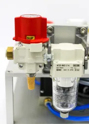 SMC MXS8-30P Precision Pneumatic Slide Table with Integrated Guides and Stroke Adjustment, 5 of 11