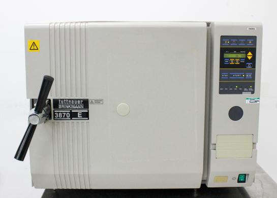 Tuttnauer 3870E Table-top Autoclave Sterilizer 22 Gal with Closed-Door Active Drying and 0.2 µm HEPA Filter-cover