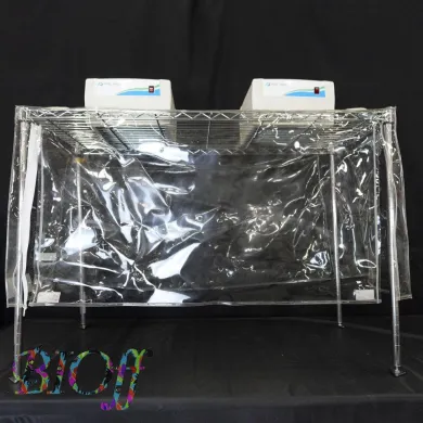 AS ONE PureSpace 01 PS01-A Clean Bench with HEPA Filter and Vinyl Booth (2 Units)