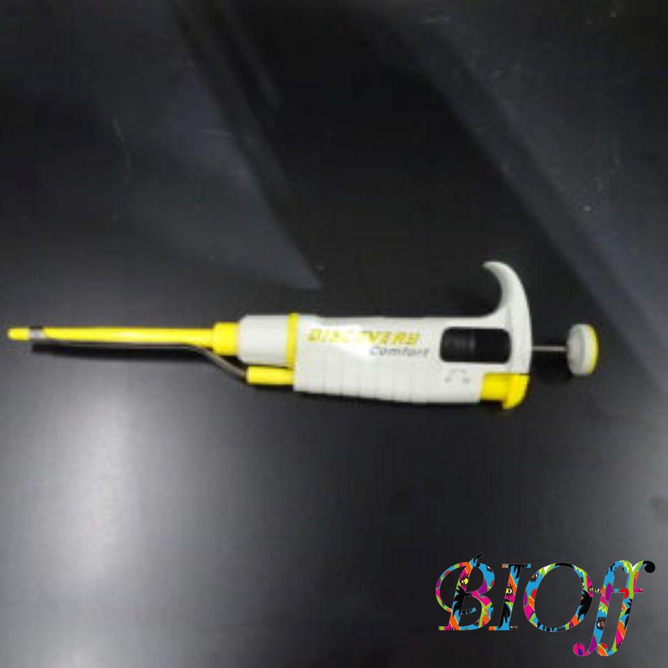 HTL Discovery Comfort D200 Adjustable Single-Channel Pipette HT4055-D, 20–200 µL