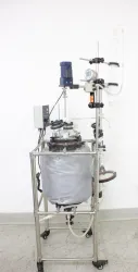 20L Jacketed Glass Reaction Vessel with Stirrer, 120V 50/60Hz, 12 of 12