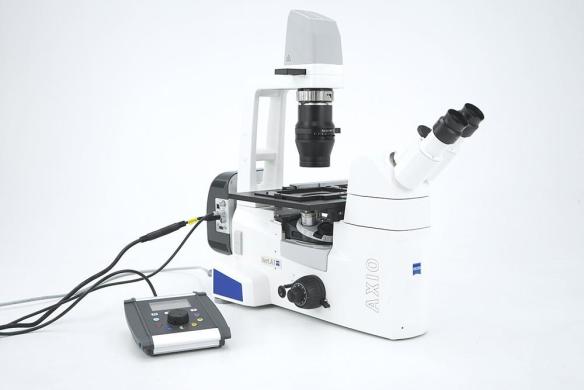 Zeiss Axio Vert.A1 FL-LED Inverted Fluorescence Microscope with Phase Contrast, 5x–40x Objectives-cover