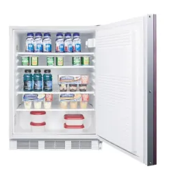 Accucold FF7LWBISSHHADA 24" Wide Built-In ADA Compliant Under-Counter Refrigerator, 3 of 3