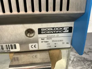 Biobloc Scientific Polystat 23 Temperature Control Unit with Circulating Water Bath, 3 of 3