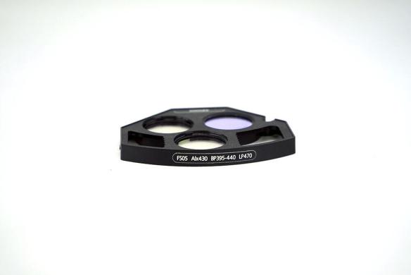 Zeiss 485005 Lumar 05 Alexa 430 Fluorescence Filter Set, EM:BP 395–440, EX:LP 470-cover