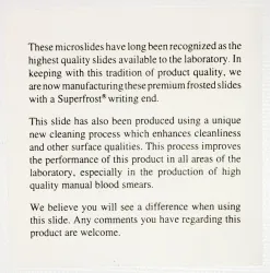 Fisherbrand 12-544-2 Premium Frosted Microscope Slides 75x25x1 mm, 3 of 5