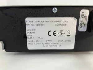 Cole Parmer StableTemp Analog Single Block Heater Model 949311CP, 6 of 6