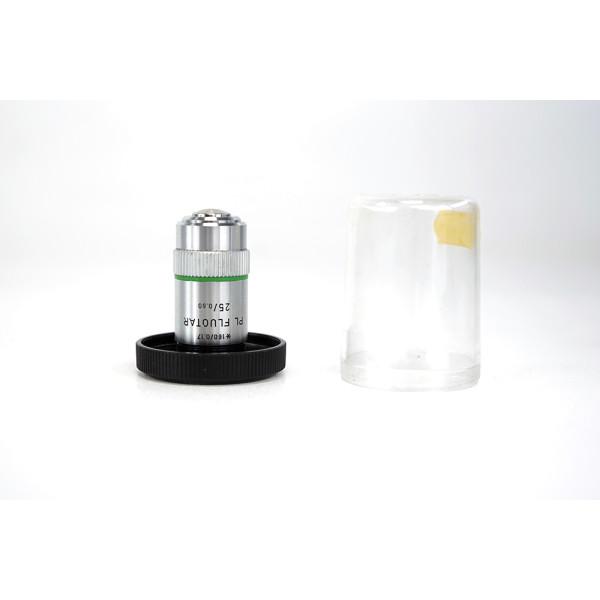Leitz Wetzlar PL Fluotar 25/0.60 160/0.17 Microscope Objective