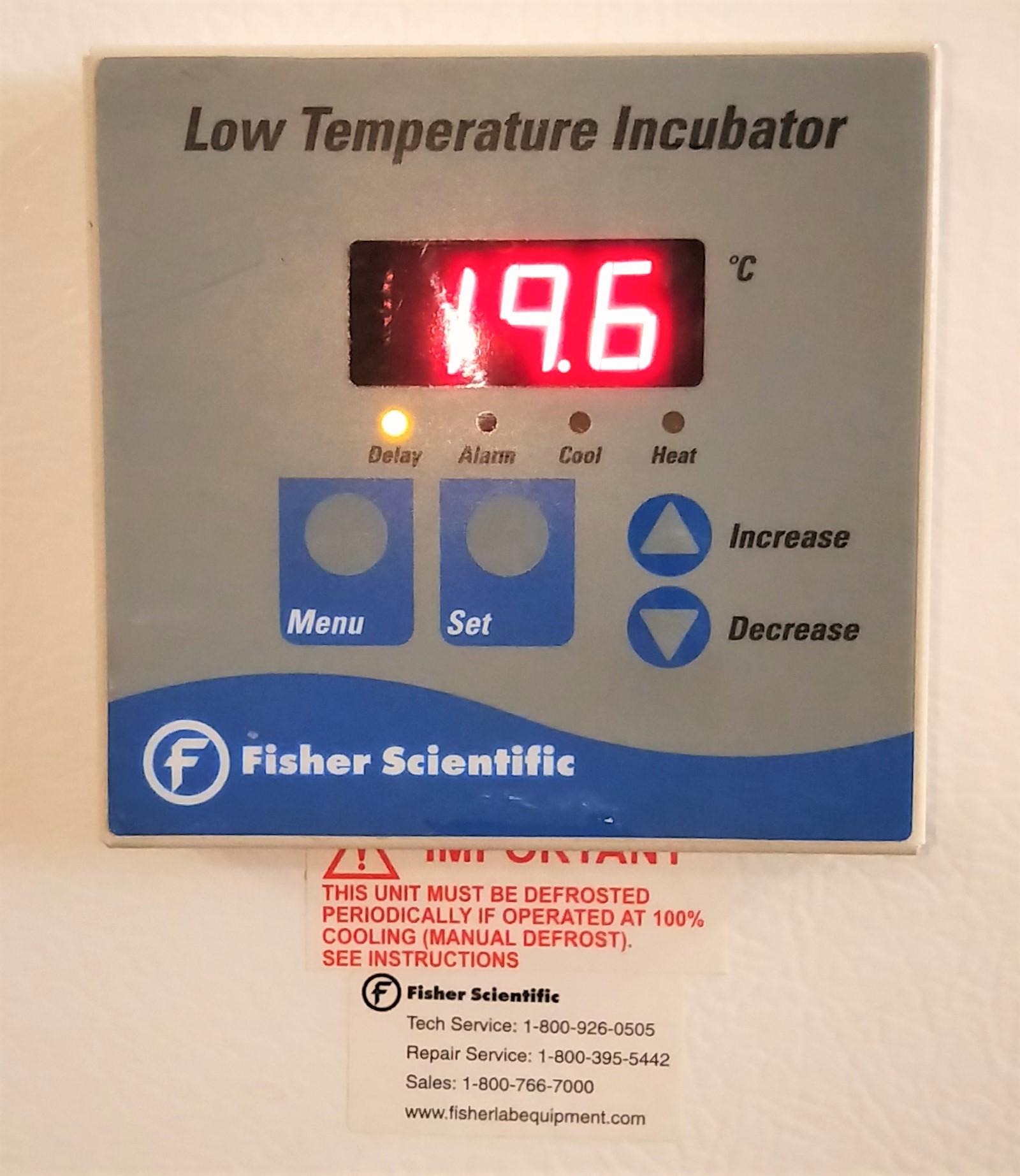 Fisher Isotemp 3724 Refrigerated BOD Incubator, 6.1 Cu-Ft Capacity