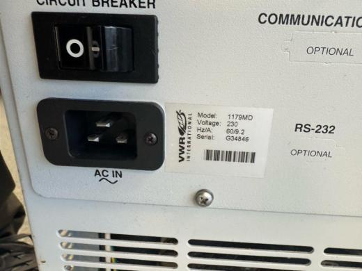 VWR Recirculator 1179MD Temperature Control System-cover