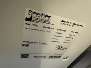 Thermo Sorvall Multifuge X4F Pro-MD Refrigerated Benchtop Centrifuge, 5 of 6
