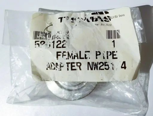 Welch 506122 Stainless Steel Female 1/4"NPT to NW25 Vacuum Pipe Adapter