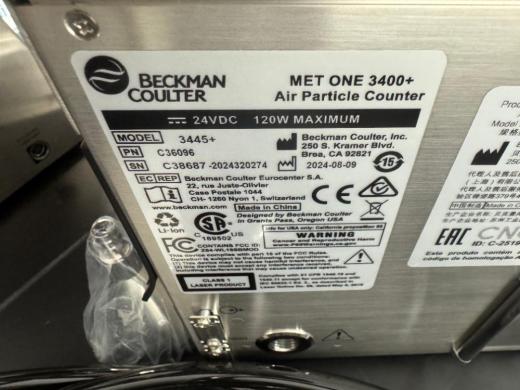 Beckman Coulter MET ONE 3400+ High-Precision Air Particle Counter for Cleanroom Monitoring-cover