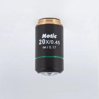Motic CCIS® Plan Achromatic 20X/0.45 Microscope Objective EC PL (WD=0.9mm)-cover