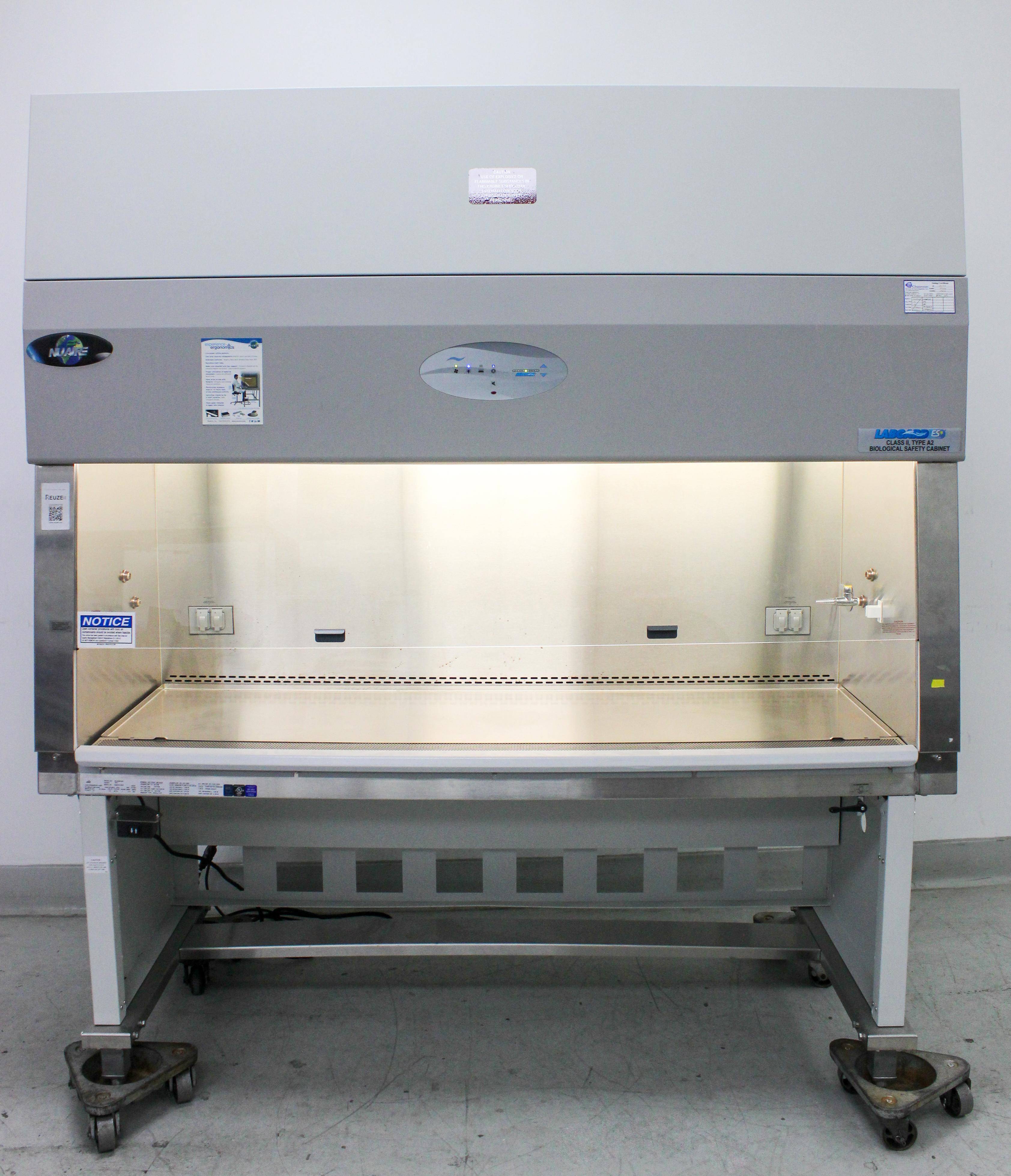 NuAire LabGard ES NU-S540-600 Class II Type A2 Biosafety Cabinet with Motorized Stand