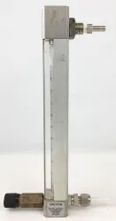 Gilmont Accucal GF-4542-1230 Glass/PTFE Direct-Reading Flow Meter (0-100mm), 2 of 6