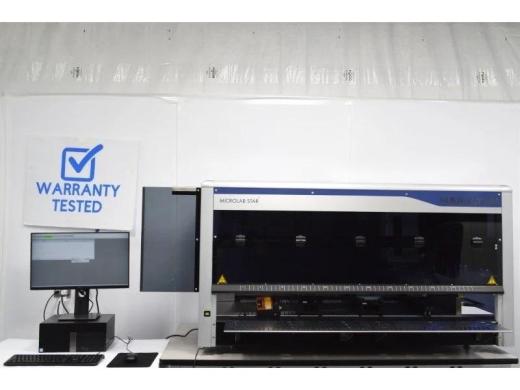 Hamilton MICROLAB STAR Liquid Handler w/ Span-8, CO-RE 96 1000ul head, CO-RE Gripper, iSWAP, Autoloader-cover