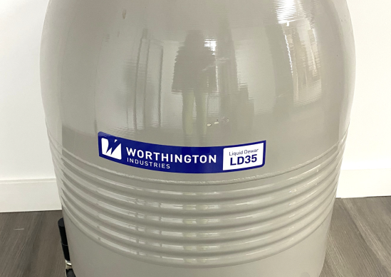 Worthington Industries 35LDB Cryogenic Liquid Nitrogen Storage Dewar with Liquid Withdrawal Device-cover