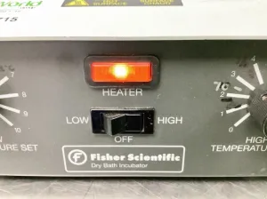 Fisher Scientific Dry Bath Incubator 11-718-2 with Dual Aluminum Thermal Blocks, 11 of 12