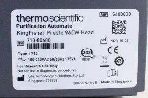 Thermo KingFisher Presto 96DW Head Sample Preparation Instrument, 50-5000 µL, 5 of 6