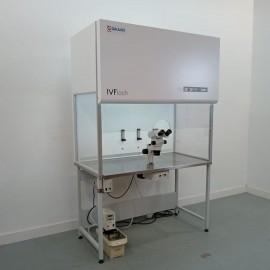 IVFtech Steril 120 Heated IVF Station with Laminar Flow, Thermal Bath, and Stereoscopic Microscope