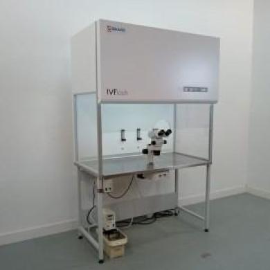 IVFtech Steril 120 Heated IVF Station with Laminar Flow, Thermal Bath, and Stereoscopic Microscope-cover
