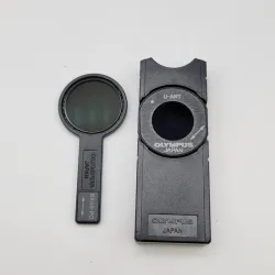 Olympus BX46 Microscope with Tilting Head, Dual Viewing Bridge, and 100x Objective, 7 of 7