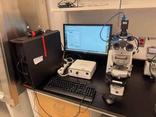 Carl Zeiss AXIO Inverted Microscope with FLIR Camera and HAL 100 Illumination-cover