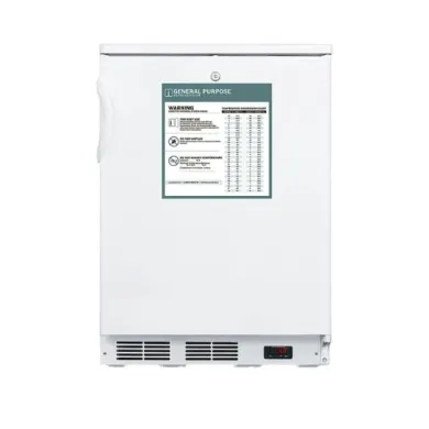 Accucold FF7LWGP 24" Wide Laboratory Healthcare Refrigerator with Digital Thermostat