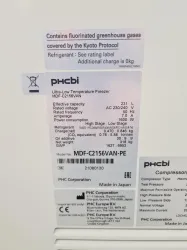 PHCBI Ultra Low Temperature -150˚C Freezer MDF-C2156VAN VIP Series, 2 of 25
