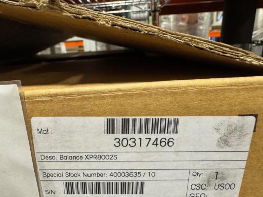 Mettler Toledo Balance XPR8002S-cover