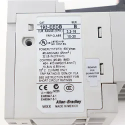 Allen Bradley 193-EEDB Series B Overload Relay 3.2-16A NC & NO Trip Class 10-30, 6 of 6