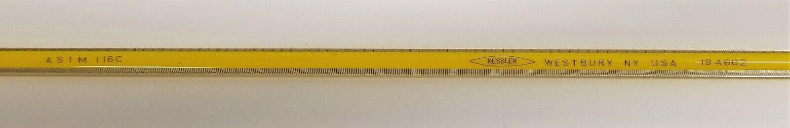 Kessler ASTM 116C ASTM E-1 Compliant Total Immersion Laboratory Thermometer
