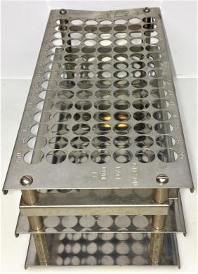 Gilson Code 11 Fraction Collector Rack for 105 x 8mL Tubes-cover