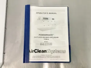 AirClean PowderSafe 710 Ductless Balance Enclosure with HEPA Filtration and Chemical Fume Containment, 9 of 12