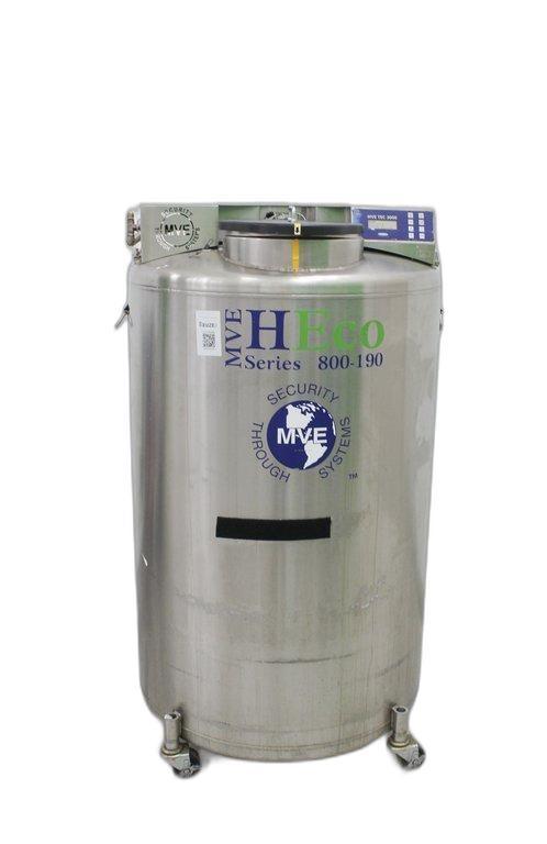 Chart Industries MVE Heco 819P-190AF-GB Cryogenic Storage Dewar with Integrated Racks and Alarm System