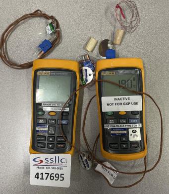 Fluke 54 II Handheld Thermometer with Type T Thermocouple Probes-cover
