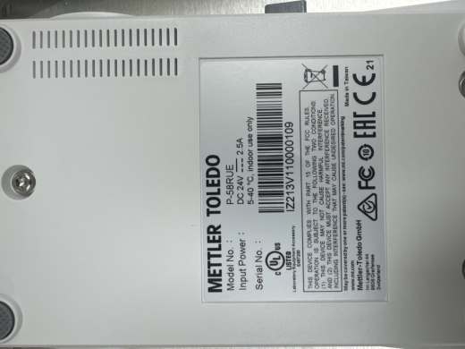 Mettler Toledo P-58RUE Analytical Printer Accessory for Precision Laboratories-cover