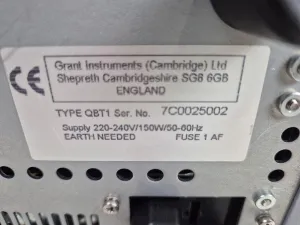 Grant QBT1 Digital Dry Block Heater for Precise Sample Temperature Control, 5 of 5