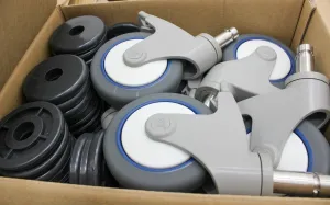 Vulcan CPSB5-250 Polyurethane Swivel Casters with Optional Brakes, 5in Diameter, 300lb Capacity, 5 of 6