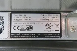 Memmert ICO150 156L CO2 Incubator for Controlled Cell Culture, 12 of 12