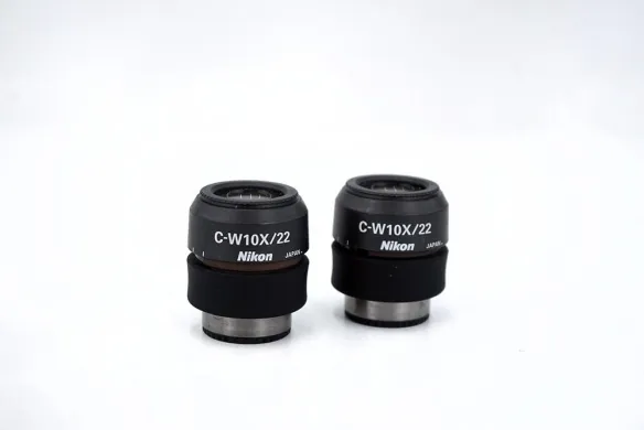 Nikon C-W10X/22 10x/22 Microscope Eyepiece Pair