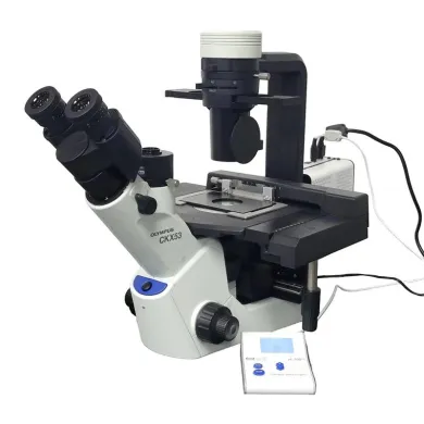 Olympus CKX53 LED Inverted Microscope with Phase Contrast and CooLED Fluorescence System