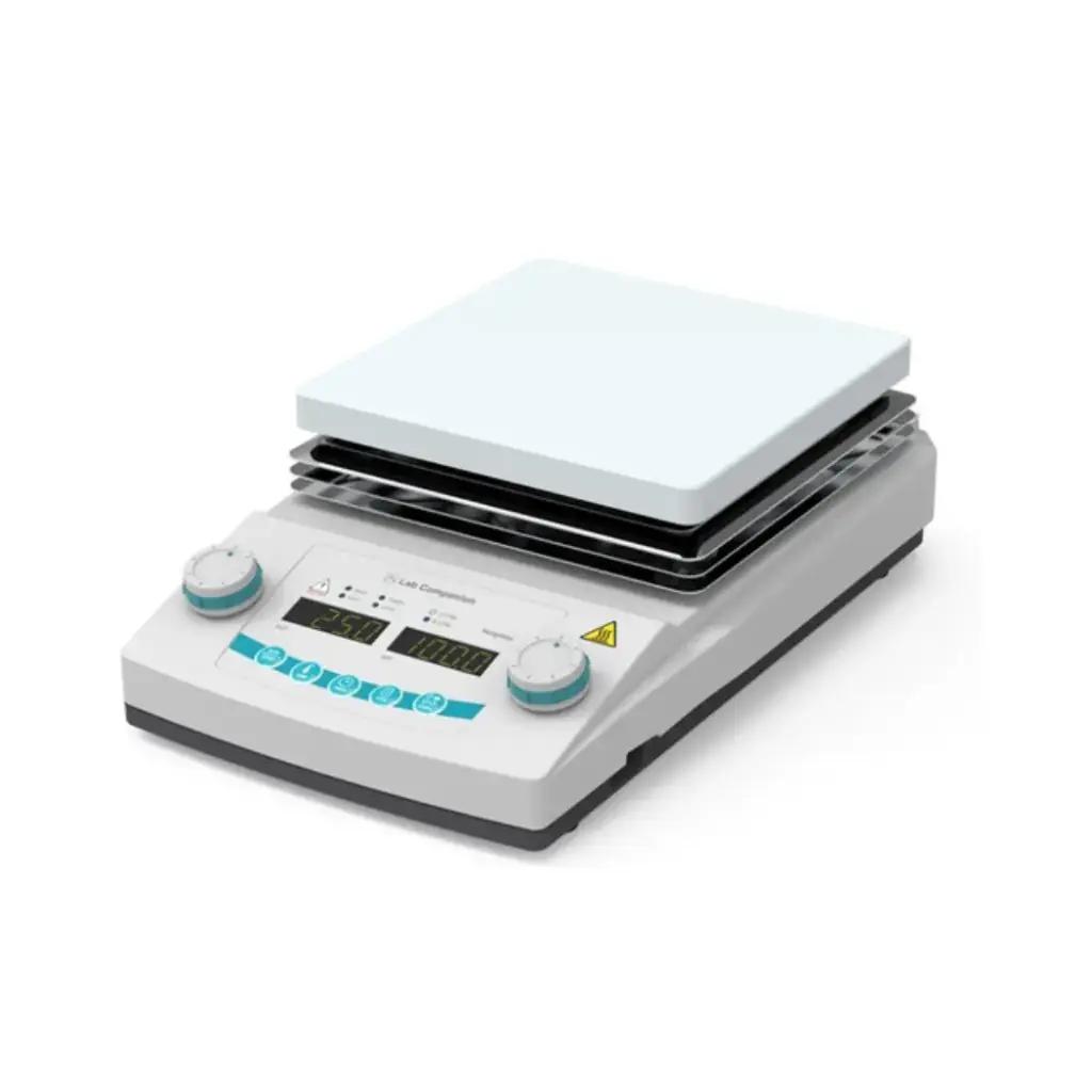 TS-18QG 20L Square-Top Digital Hotplate Stirrer with PID Temperature Control and 2000 rpm Stirring Speed