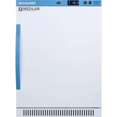 Accucold ARS6MLDR ADA Height 6 cu.ft. Laboratory Refrigerator with Removable Drawers