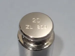 ZWIEBEL 20g Calibration Weight Class F1 INOX, 2 of 6