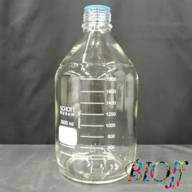SCHOTT DURAN 017200-2000 Laboratory Bottle, 2000 mL, Without Lid
